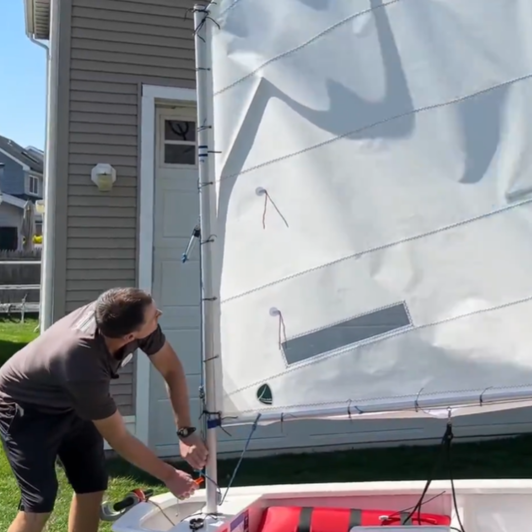 Optimist Sail: About and Tuning