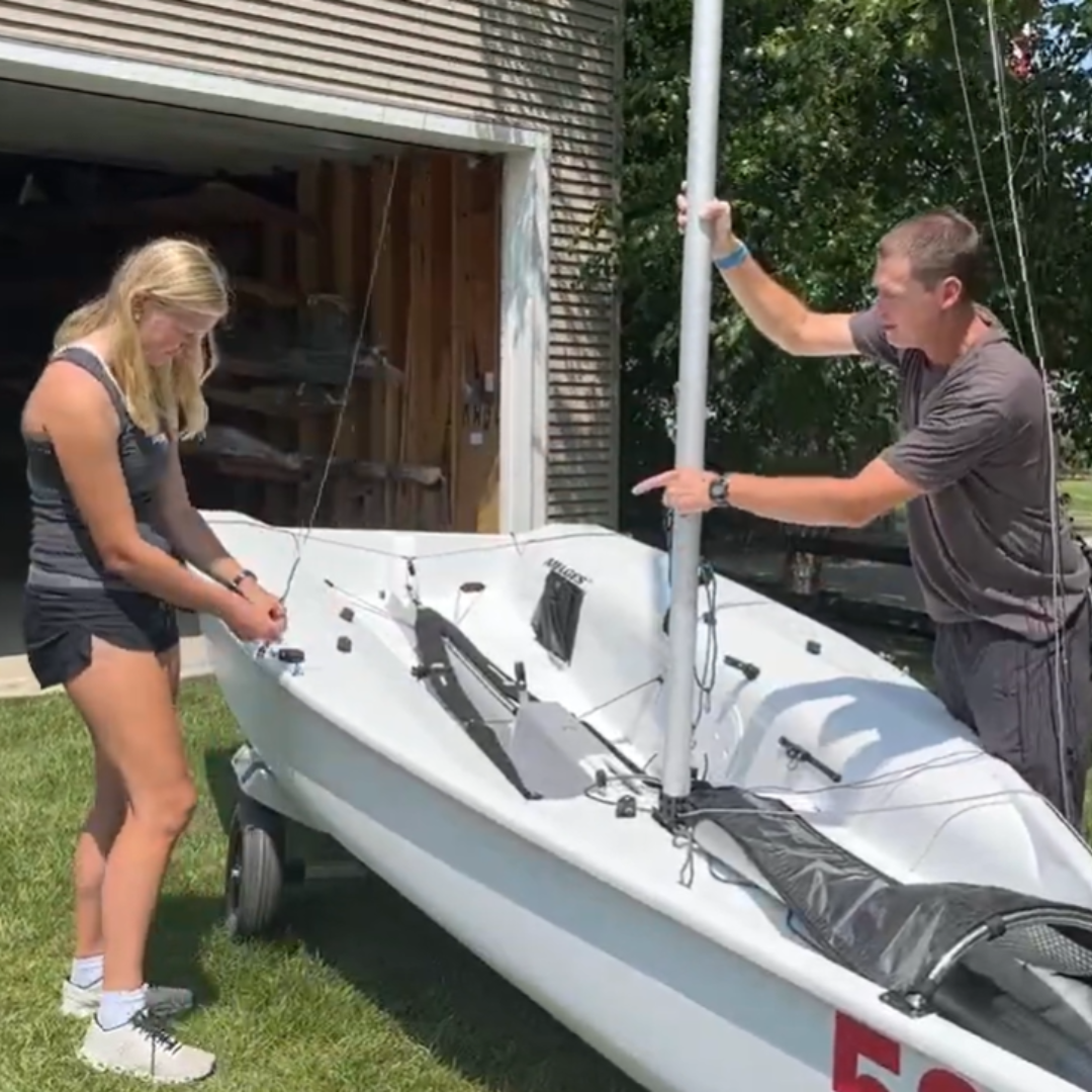 How to Rig and Step a Melges 15 Mast