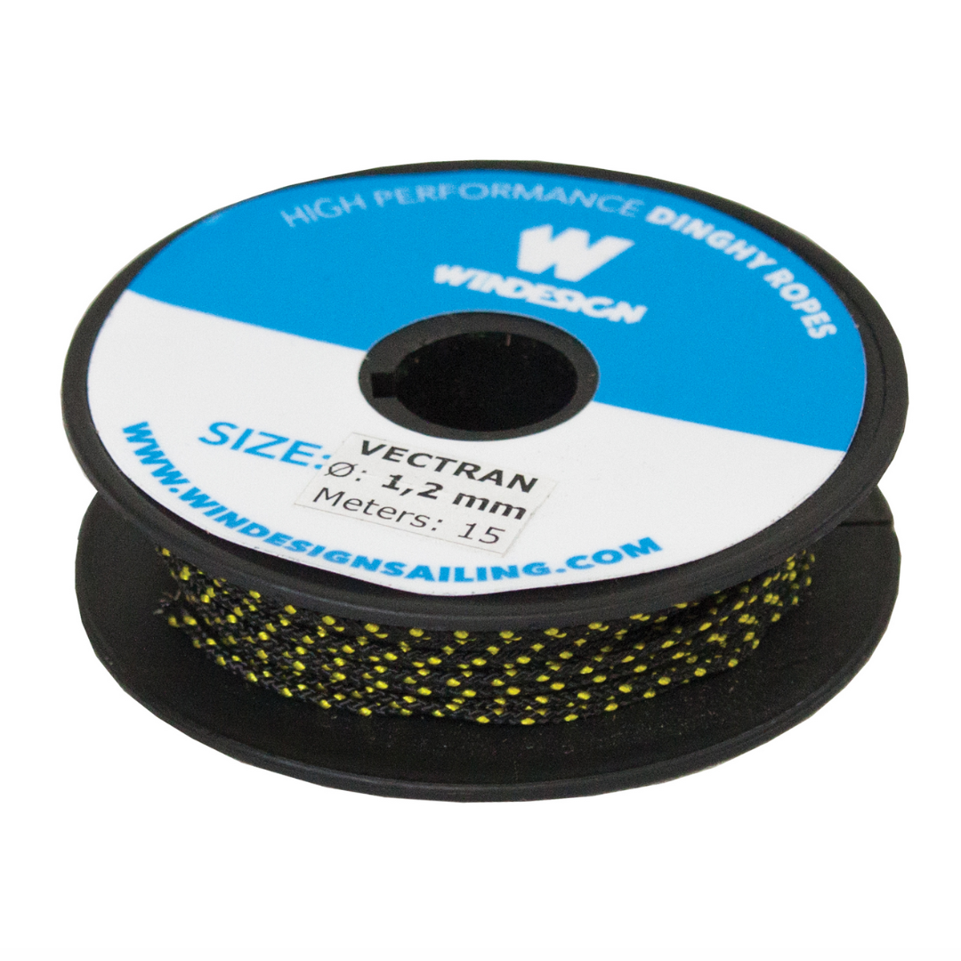Mini Spool Black Gold Vectran 1.2mm, 15m
