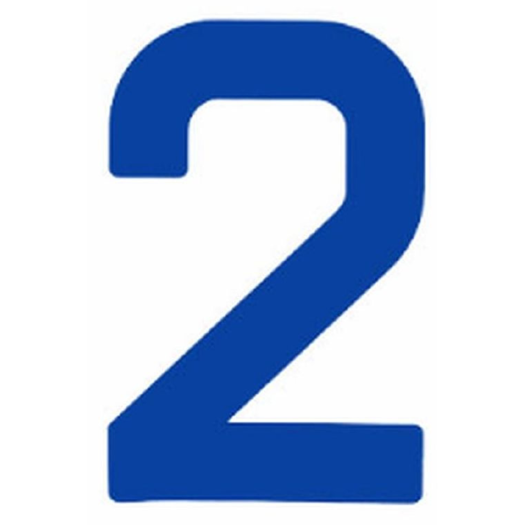 Euro Style Sail Numbers - 9" (235mm)