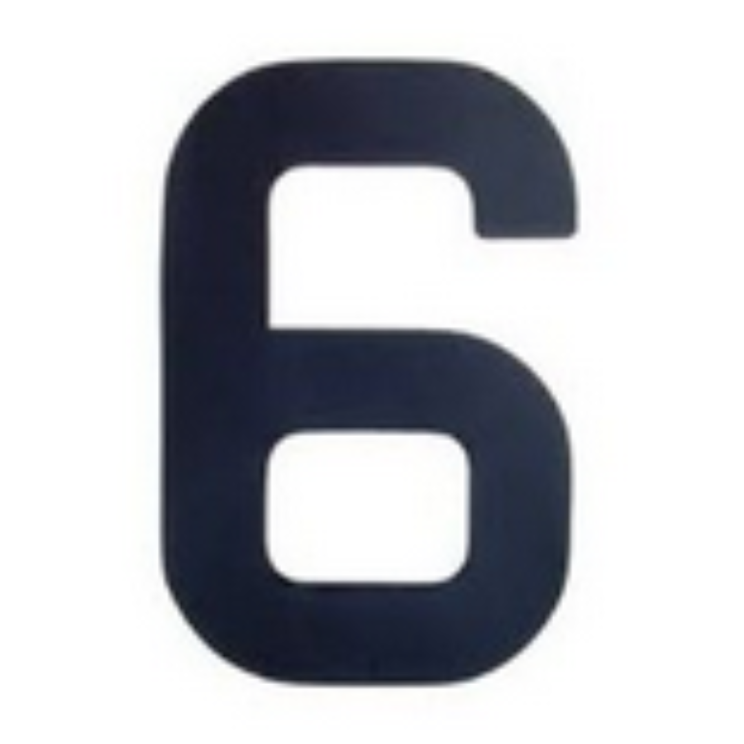 10" Euro Style Sail Numbers