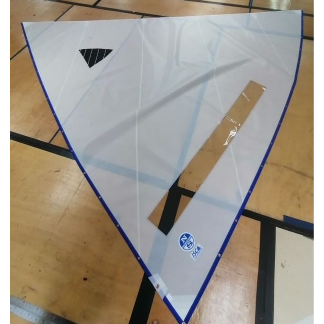 ISCA Race Sail, North with ISCA Logo