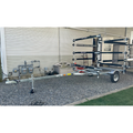 Five Boat Rack on Trailer