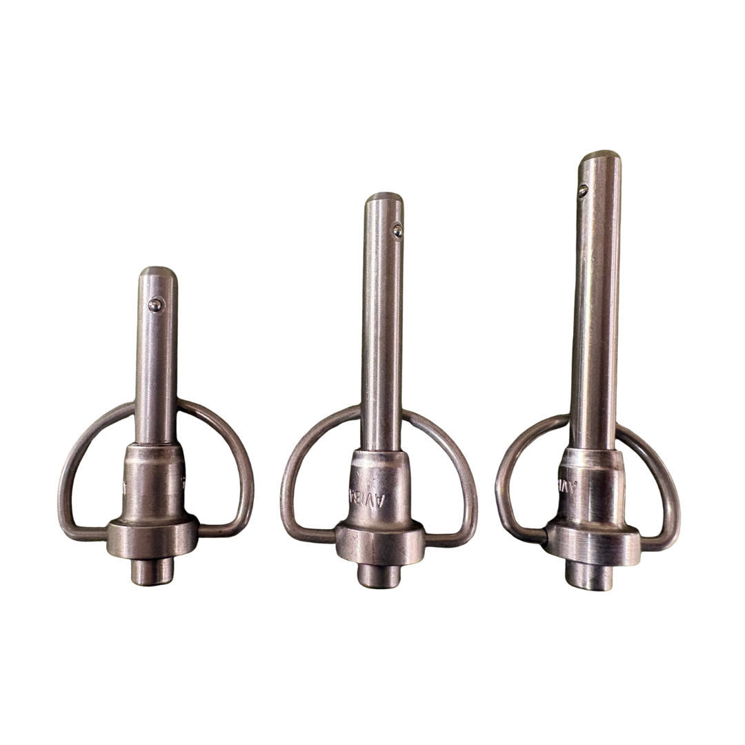 Recessed Button, Quick Pins