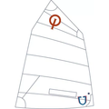 JSail Classic Blue Racing Sail (77 - 100lbs)