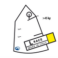 Olimpic Large Racing Sail (Over 100 lbs)