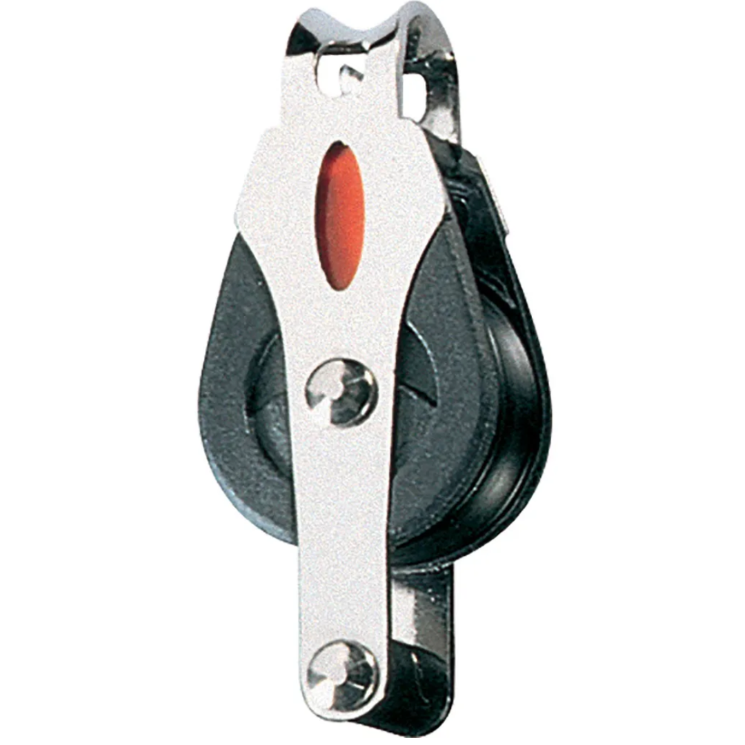 Ronstan Series 20 Ball Bearing Single Block with Becket and Loop Top