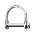Ronstan Wide D Shackle with 1/8" Pin Diameter