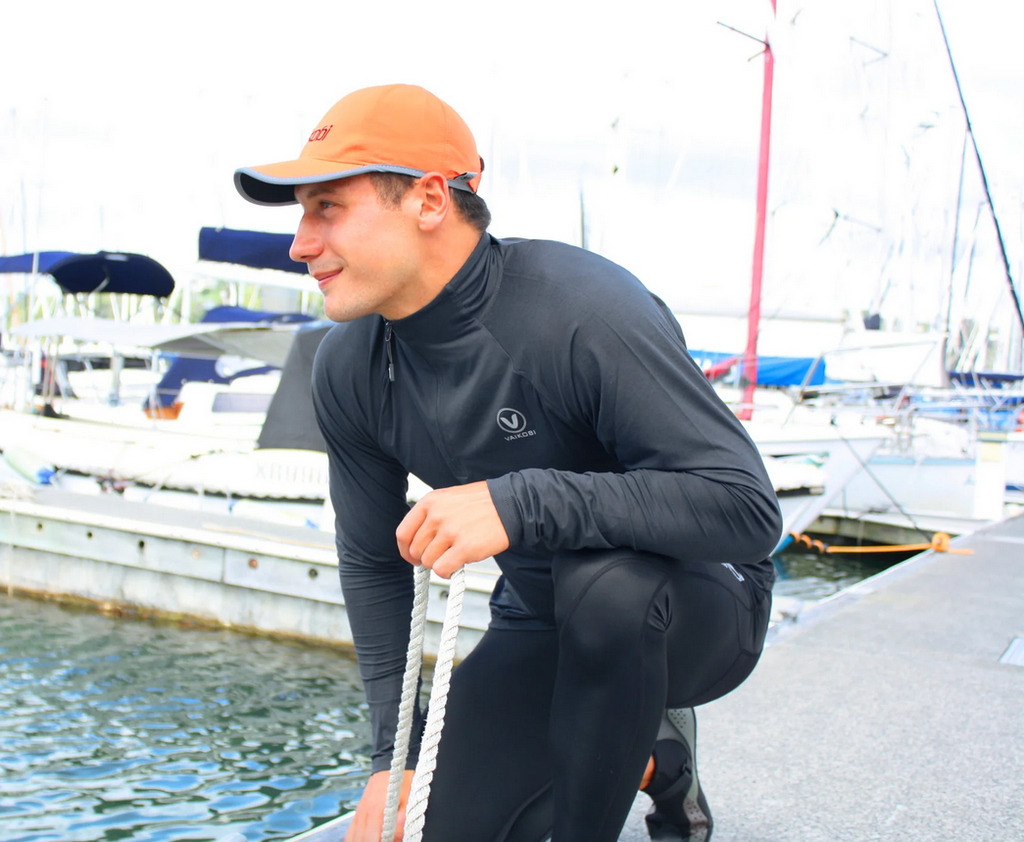 Vaikobi UV Long Sleeve 1/4 Zip Tech Top