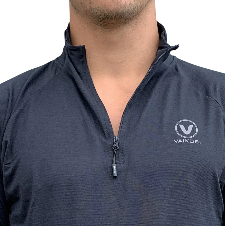 Vaikobi UV Long Sleeve 1/4 Zip Tech Top